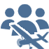icône groupe de vol
